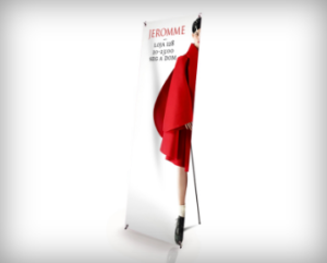 Banners publicitários - sistemas de exposição